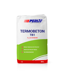 TERMOBETONAS TB1 <br>perlitinis betonas